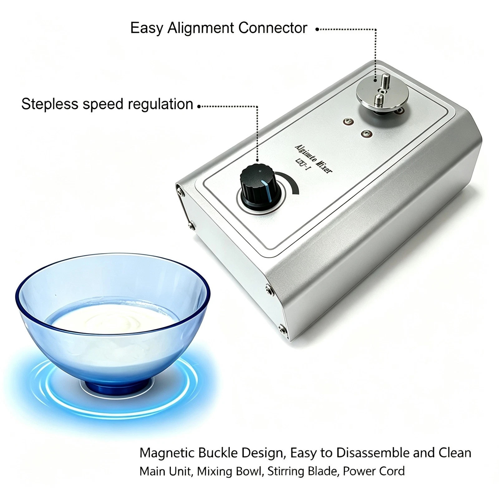 LZ LZYJ-1 Dental Digital Mixers Alginate ＆ Silicone Impression Material Mixing